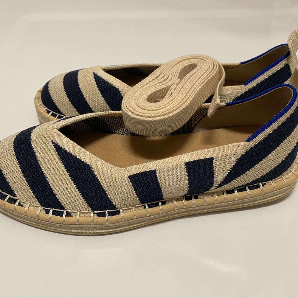 Rothy's Women's Blue and White Espadrilles - Picture 9 of 9